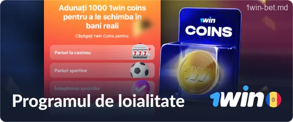 Programul de loialitate 1win în Moldova